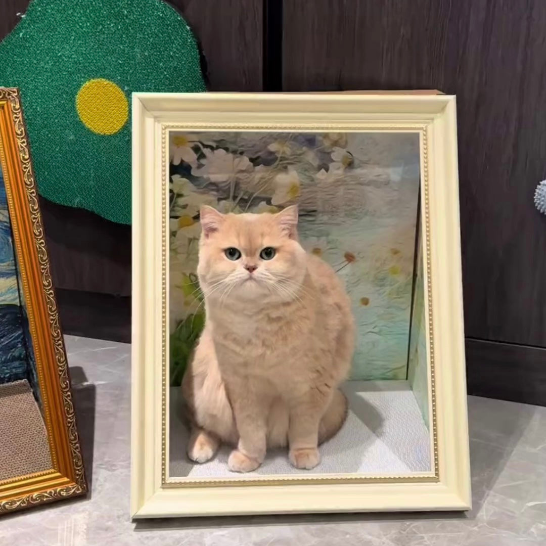 world art design cat scratcher (5design)