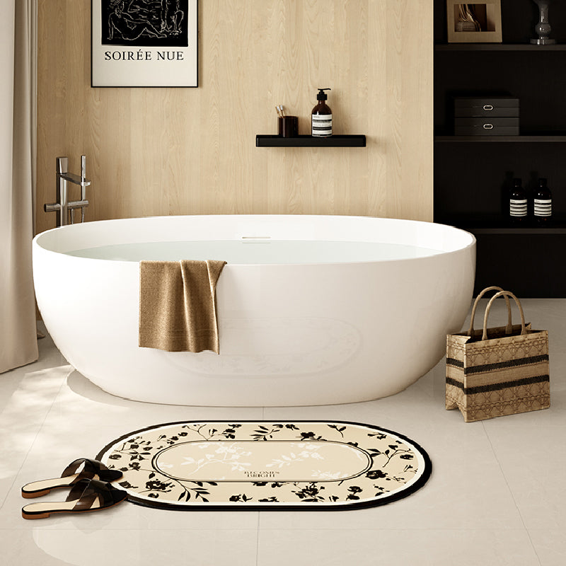 black moon light bath mat