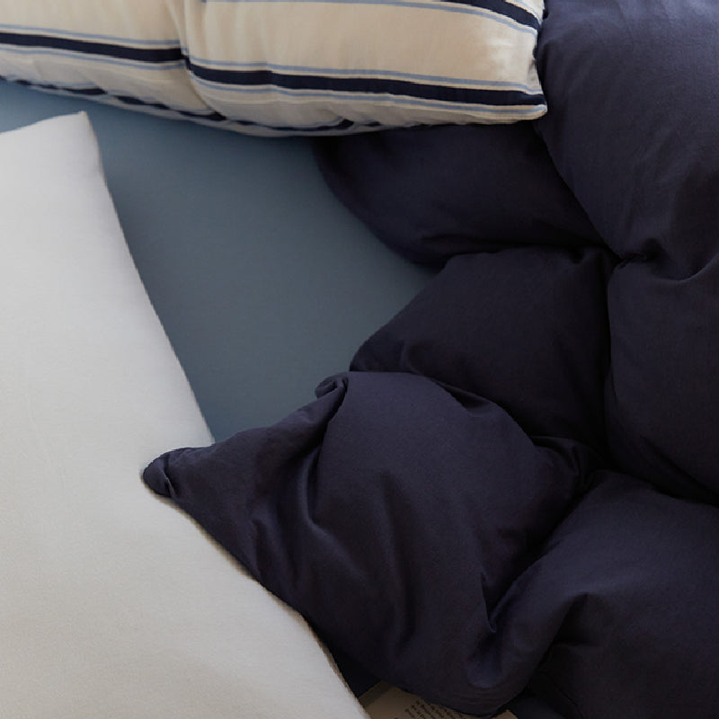 3design blue simple bedlinen set