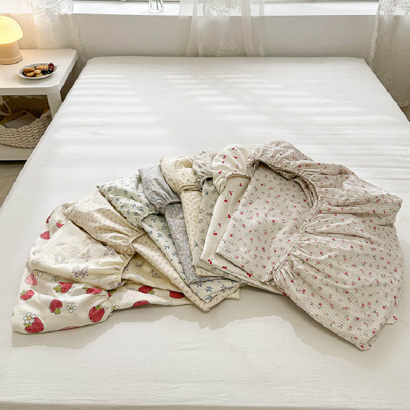 14design girly floral box mattress sheets