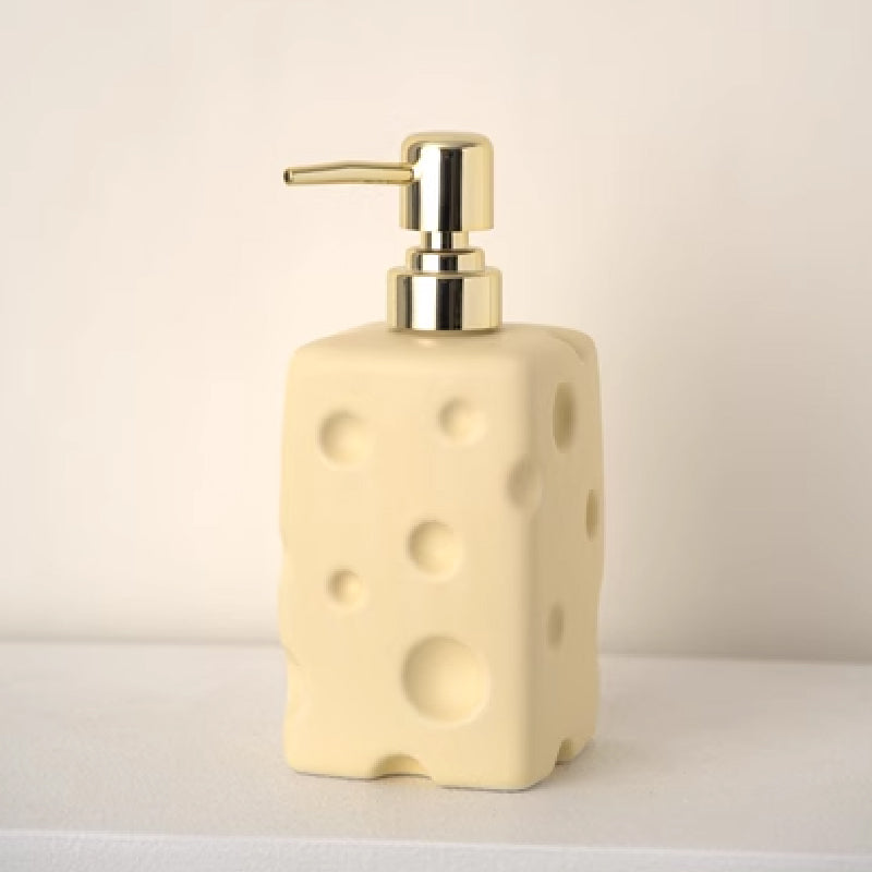 5color cheese soap bottle