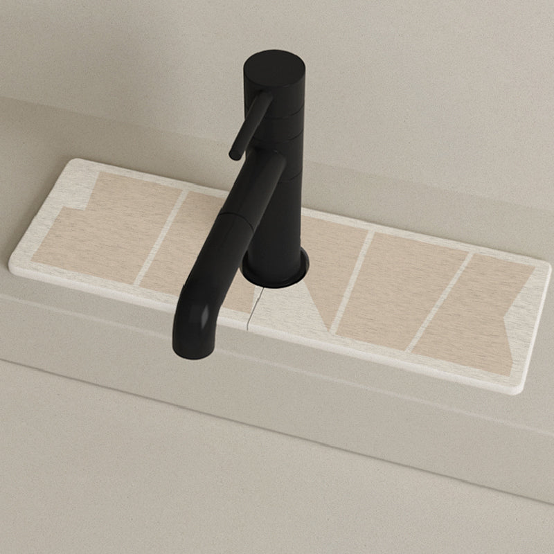 6design stripe faucet mat