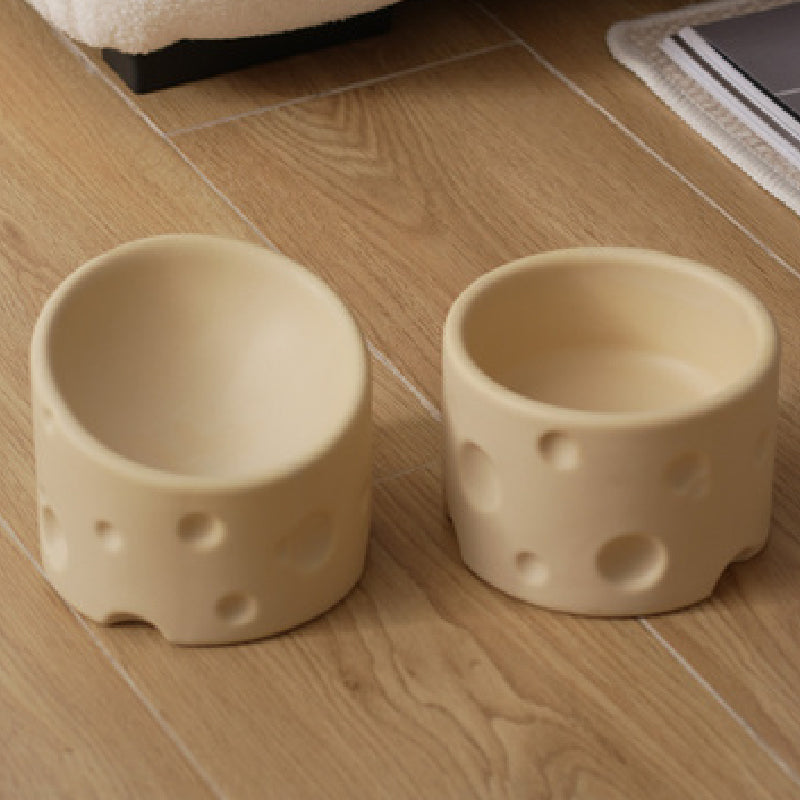 5color cheese ceramic food bowl