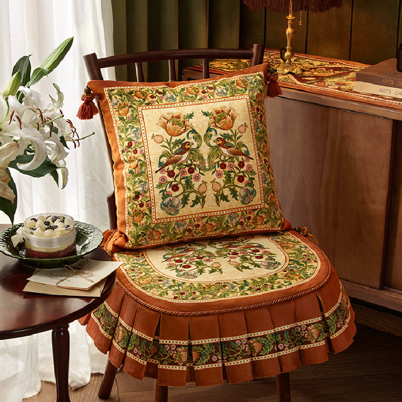 American retro elegant chair cover