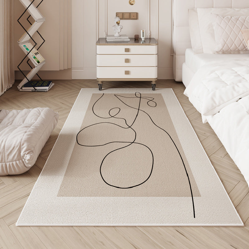 6design modern simple square carpet