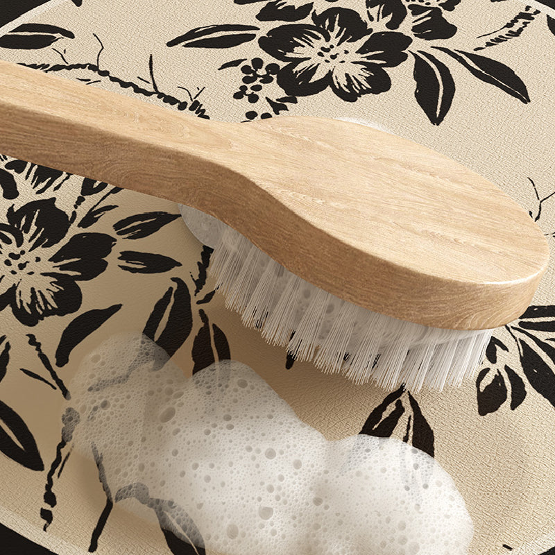 2design monotone floral round coaster