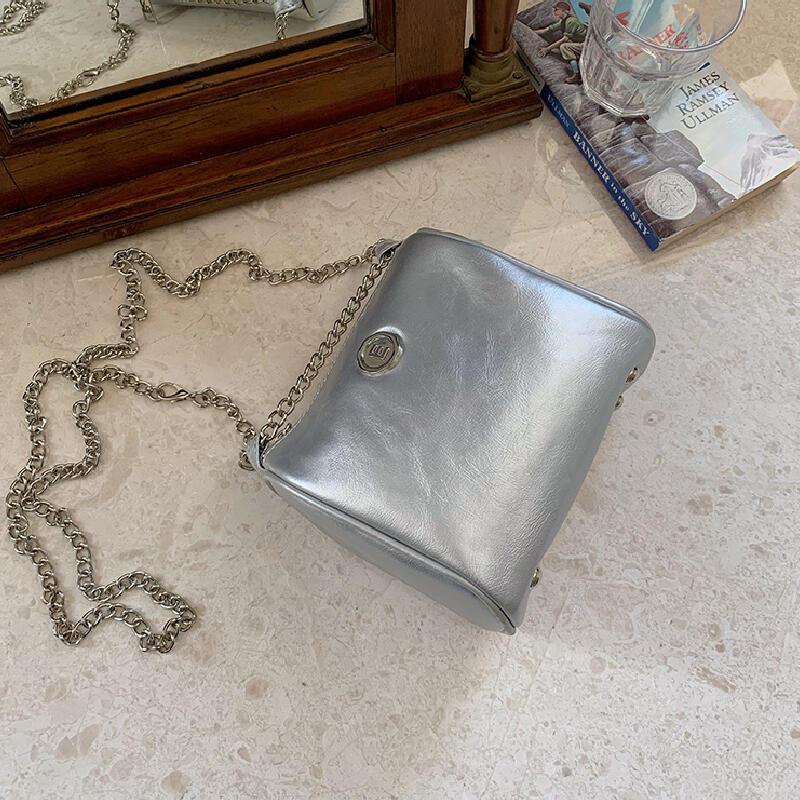 elegant compact shoulder bag