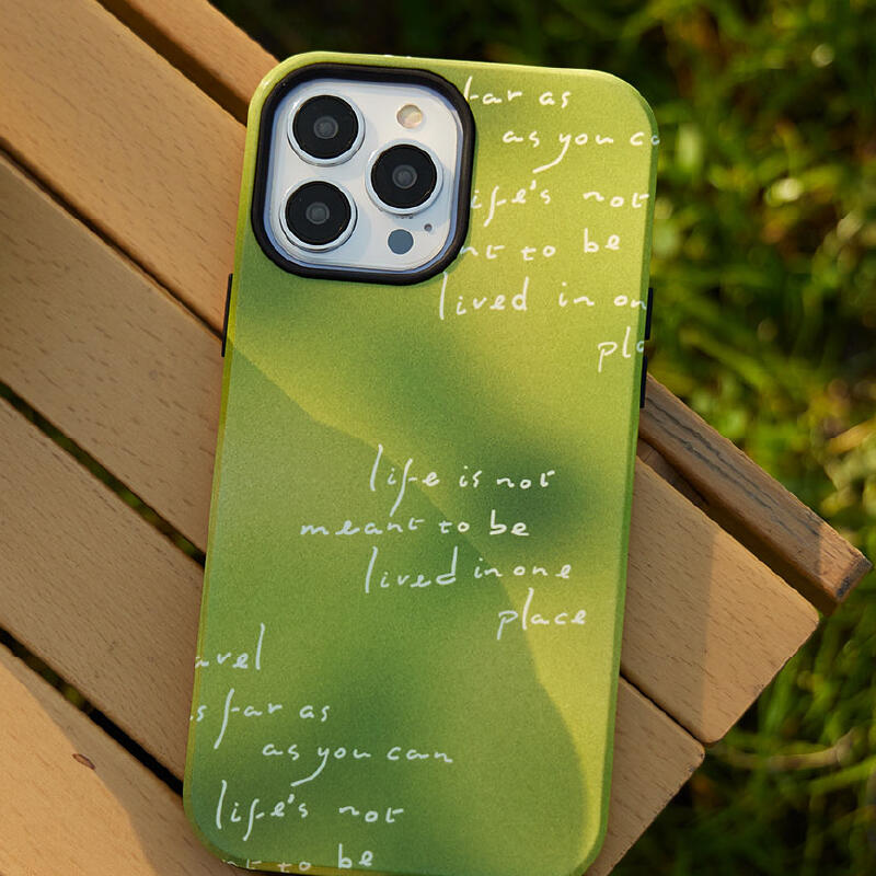 nuance green logo iPhone case