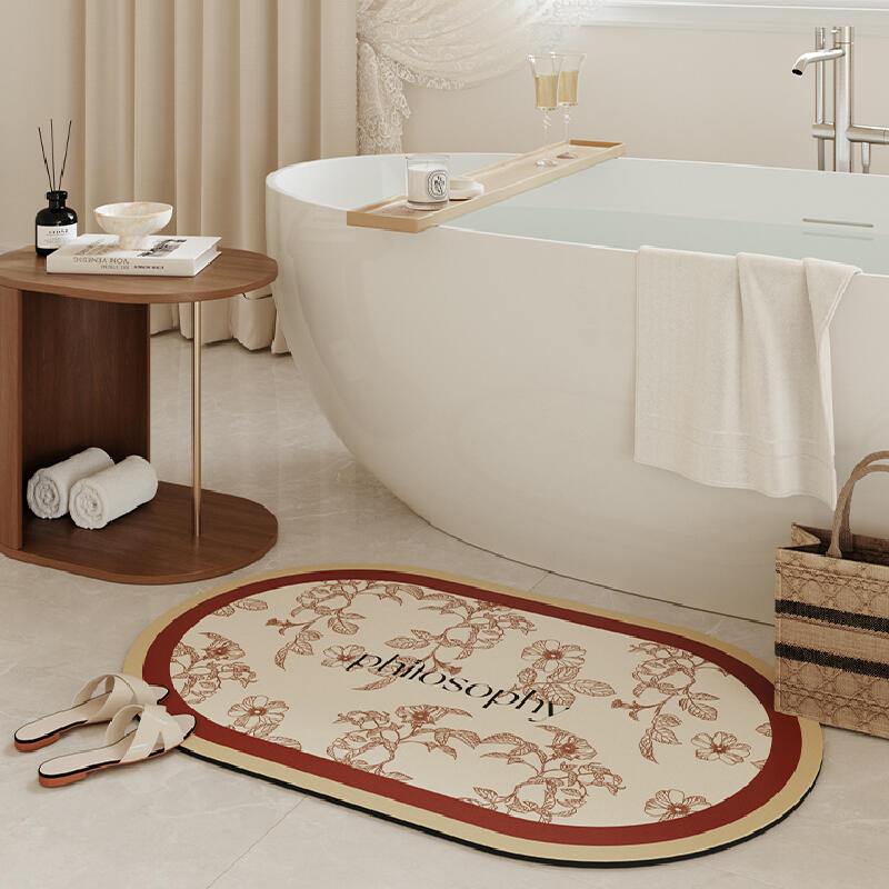 south french philosopher bath mat