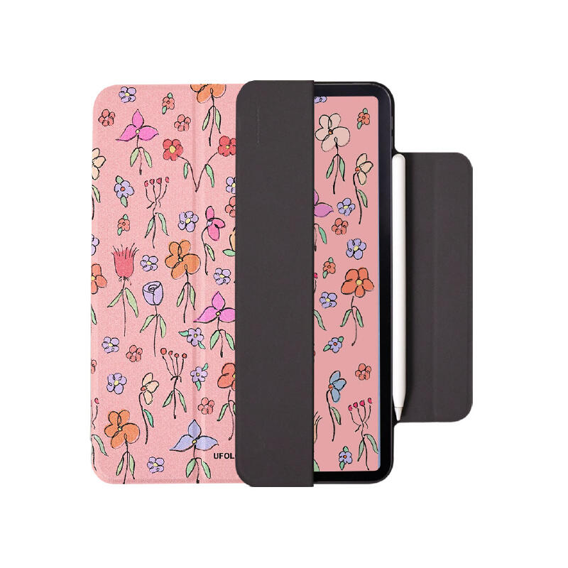 pink poo butterfly iPad case