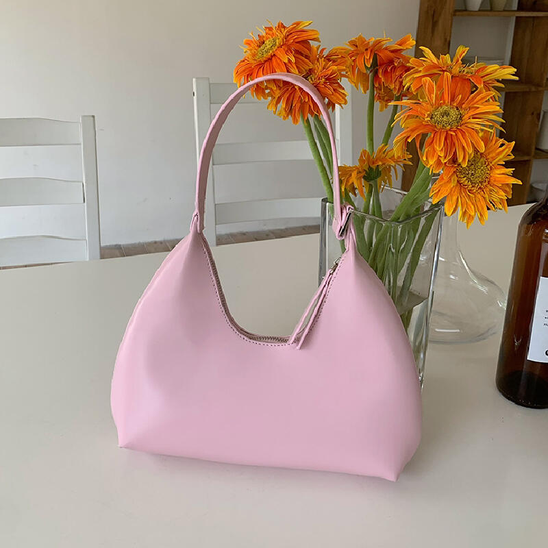 simple elegance leather handbag