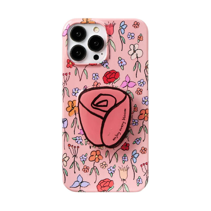 pink poo butterfly iPhone case