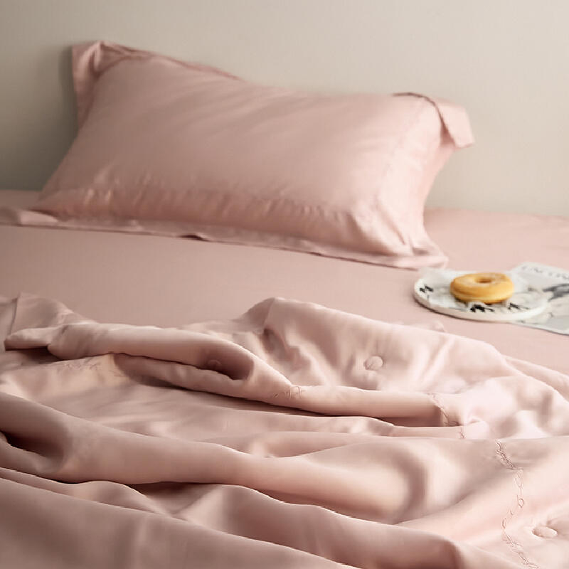 5color simple frill quilt & pillow sheets set