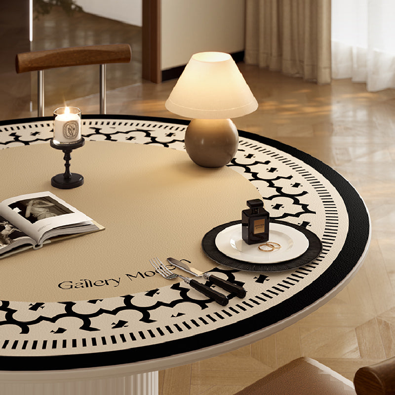 2design elegance modern round table mat