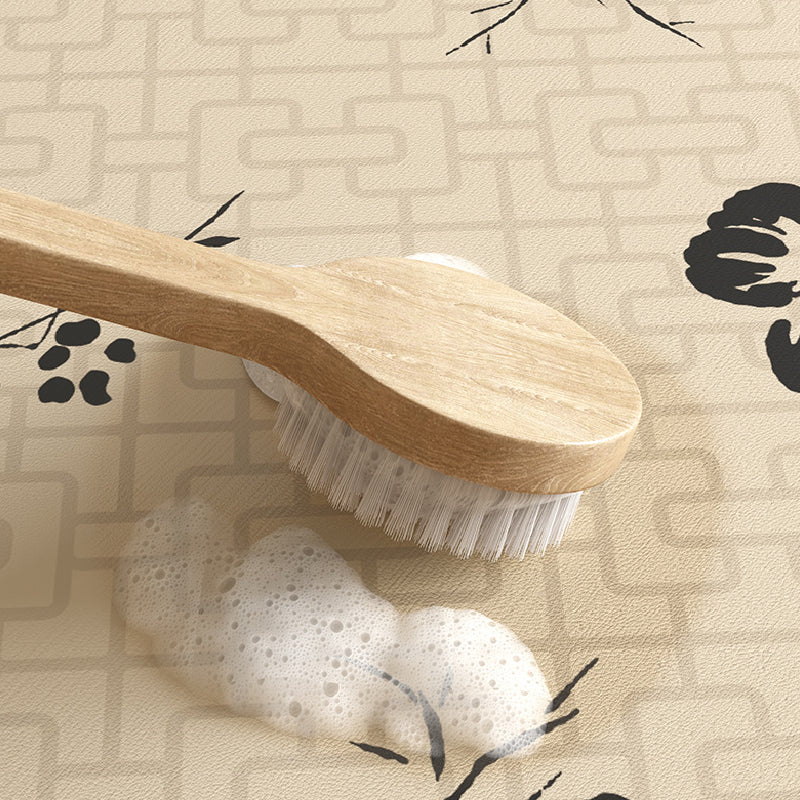 2design monotone floral sink mat