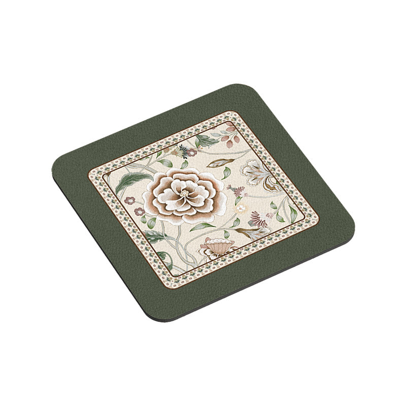 elegant flower bathroom coaster