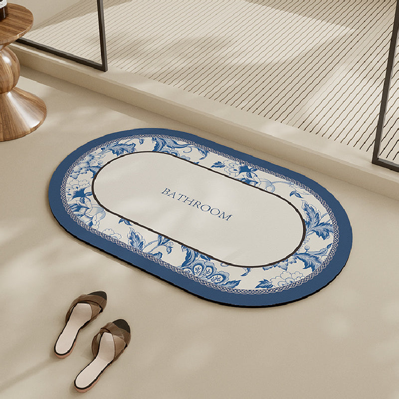 3design chic elegance flower bath mat