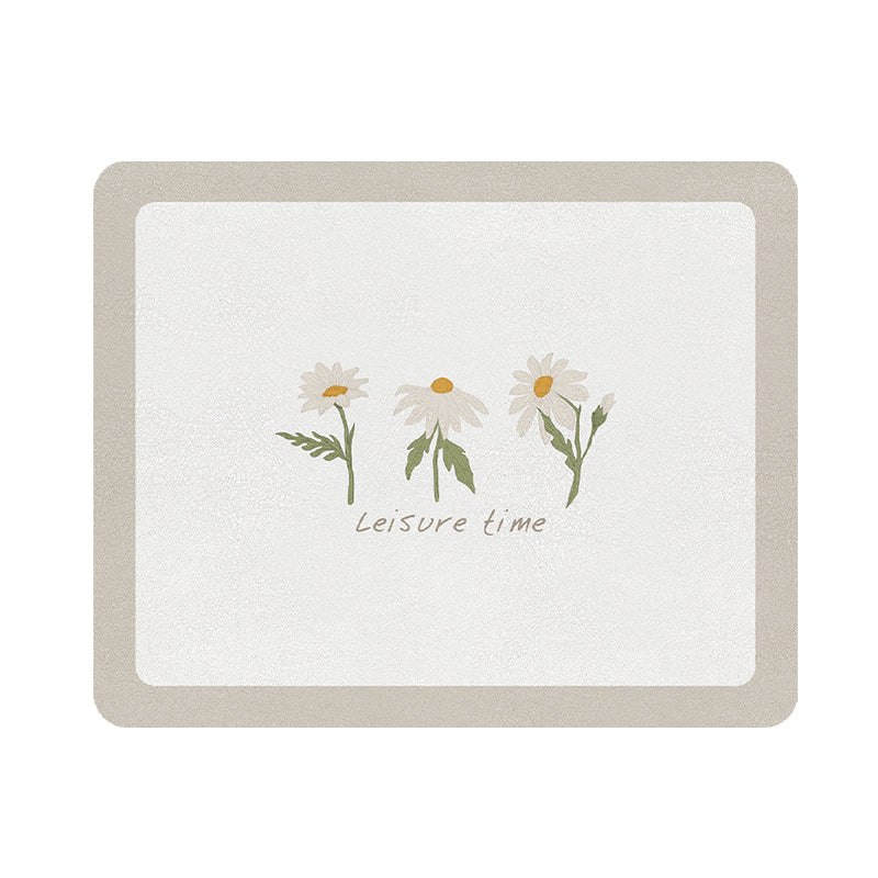 8design girly flower sink mat