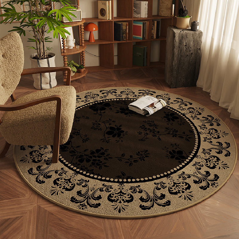 3design luxury elegant round carpet