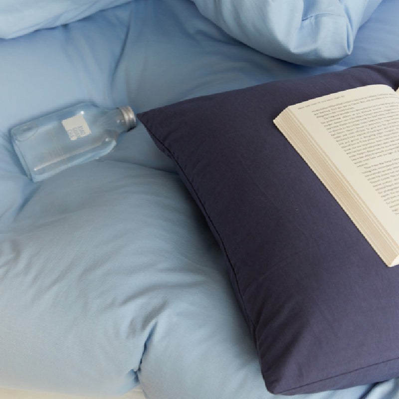 3design blue simple bedlinen set