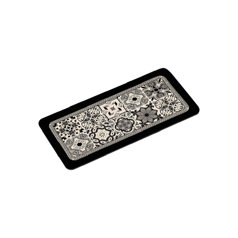 elegant geometric pattern bathroom coaster