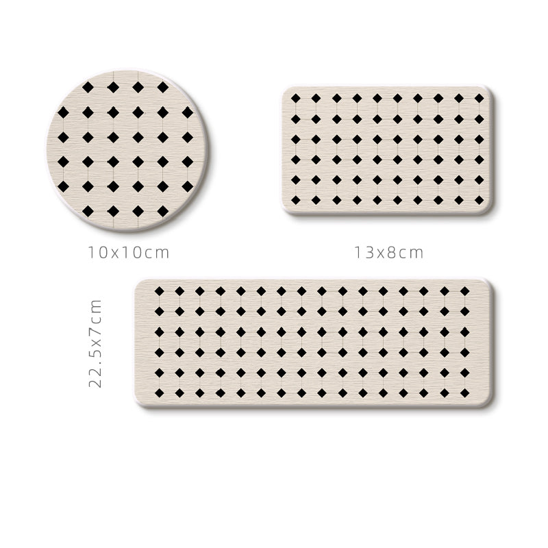 4design modern bathroom coaster