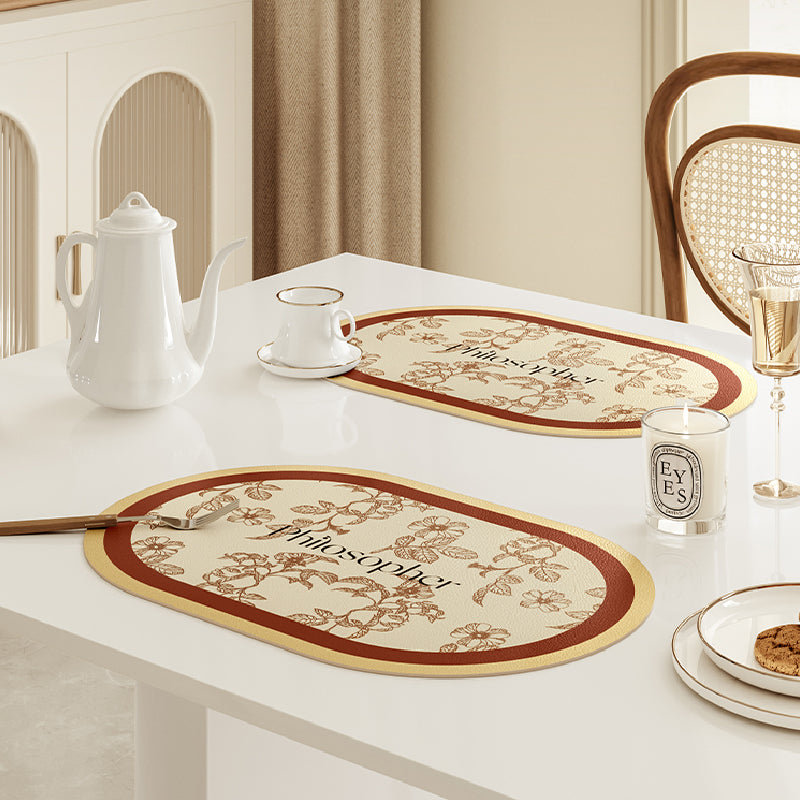 south french philosopher place mat