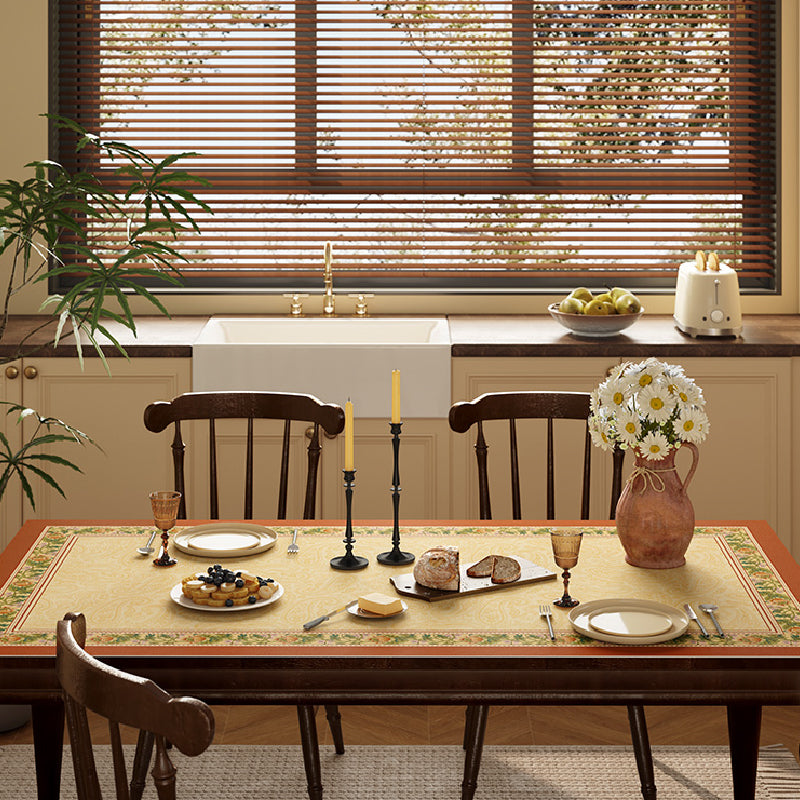 American retro elegant table mat