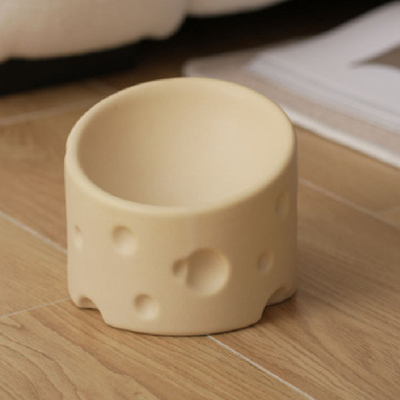 5color cheese ceramic food bowl