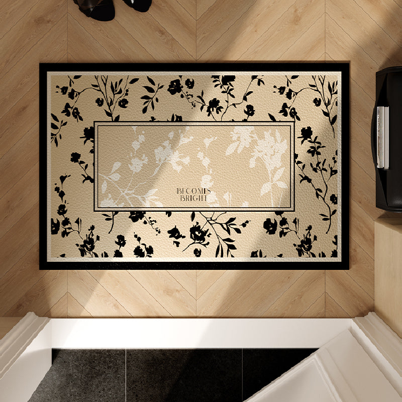 black moon light door mat