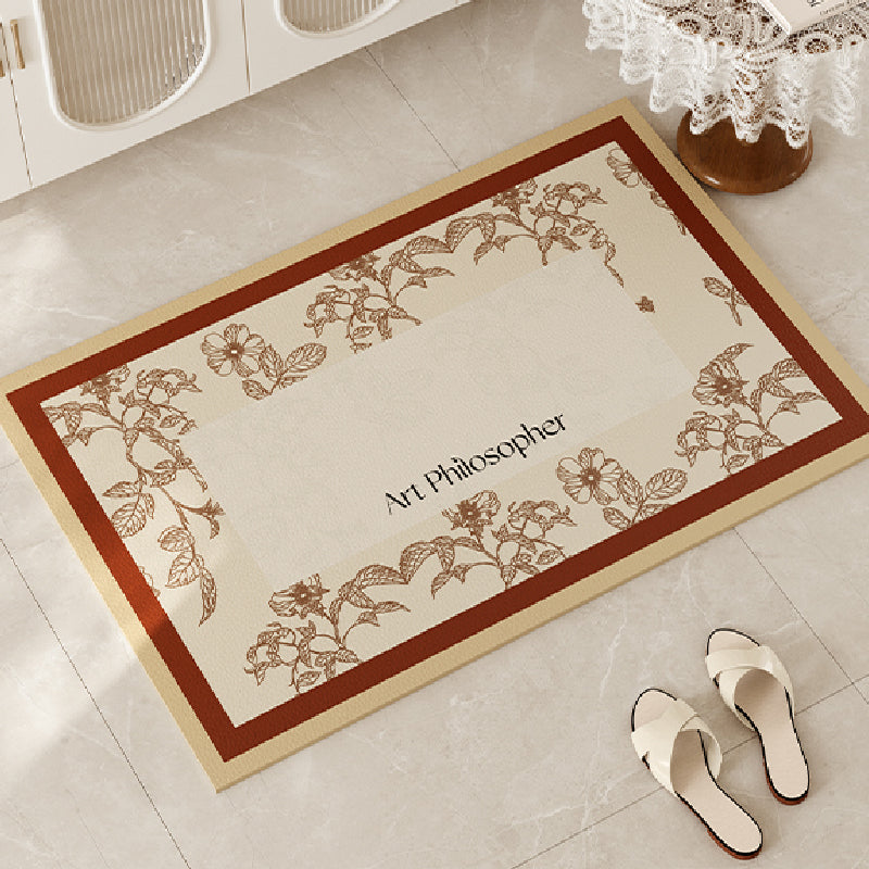 south french philosopher door mat