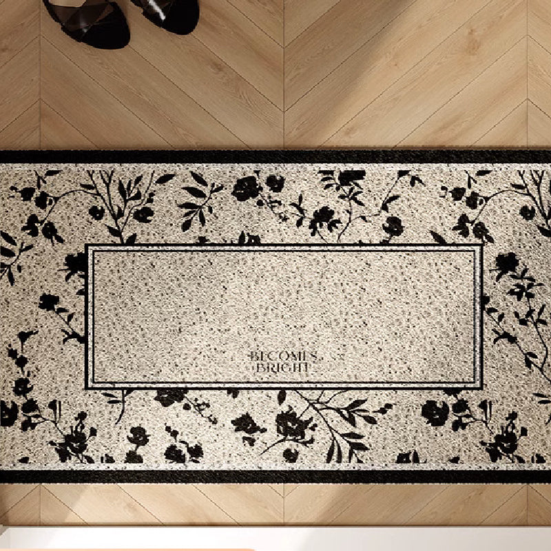 black moon light elegance door mat
