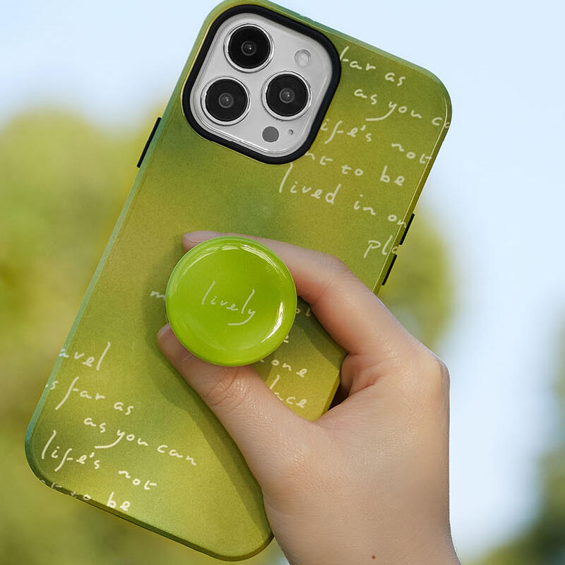 nuance green logo iPhone case