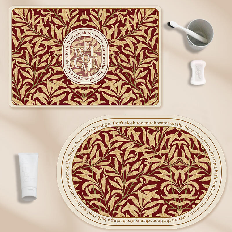 6design american pop bath mat