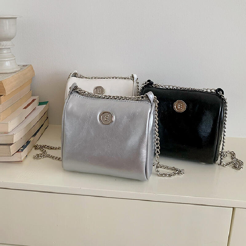 elegant compact shoulder bag