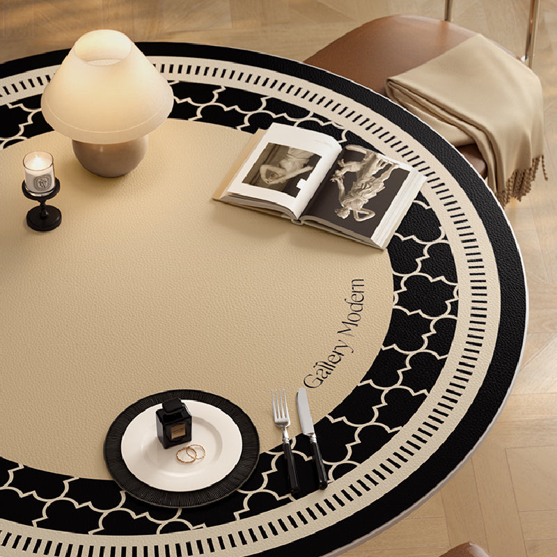 2design elegance modern round table mat