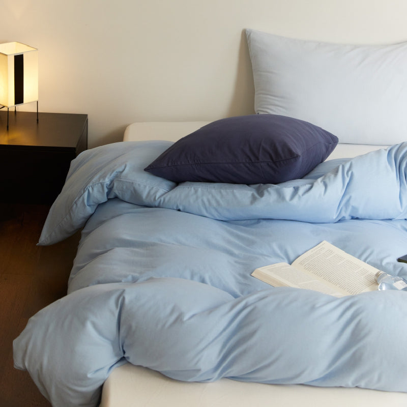 3design blue simple bedlinen set