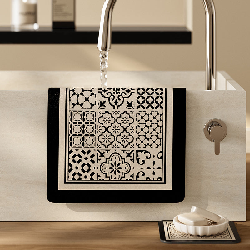 sicilian monotone bathroom coaster