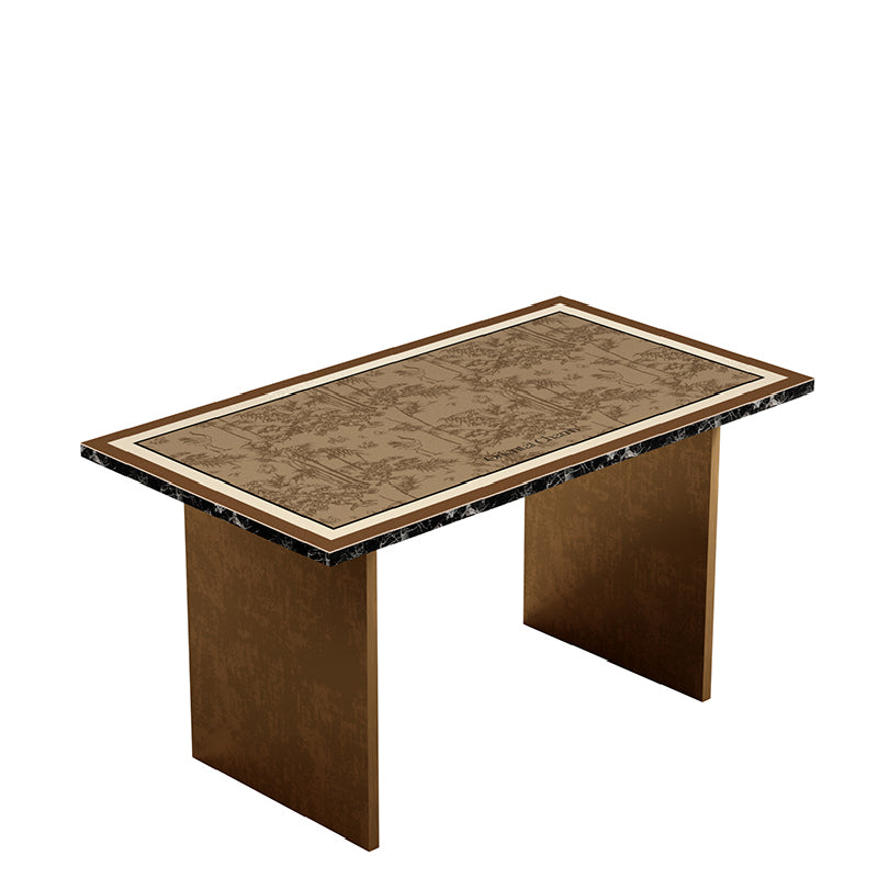 brown oriental charm table mat
