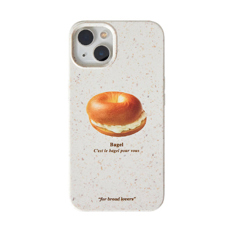 bagel latte natural iPhone case