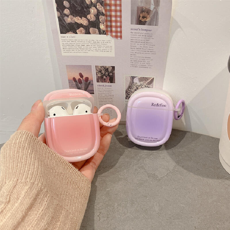 4color pastel gradation Airpods case