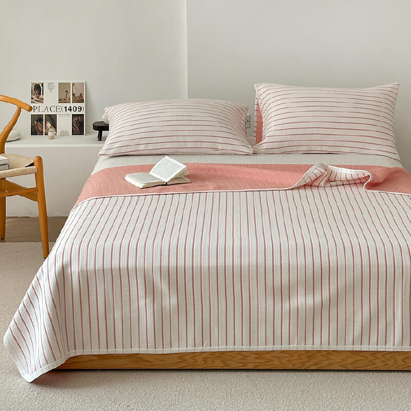 3color casual stripe summer quilt