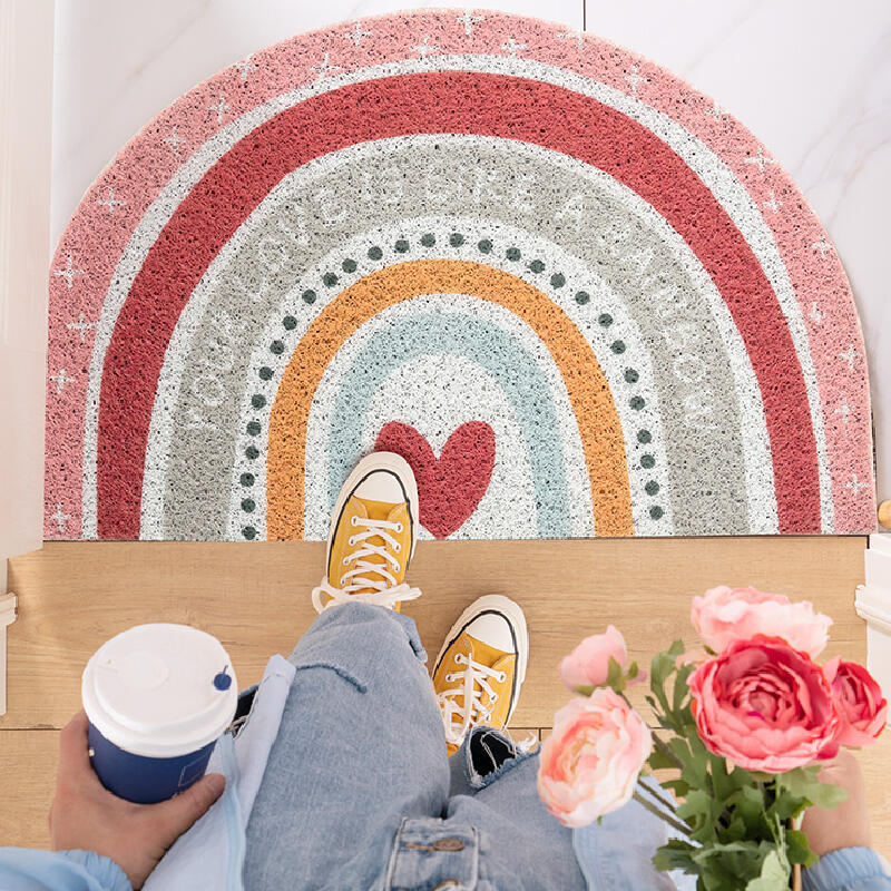 colorful pop door mat