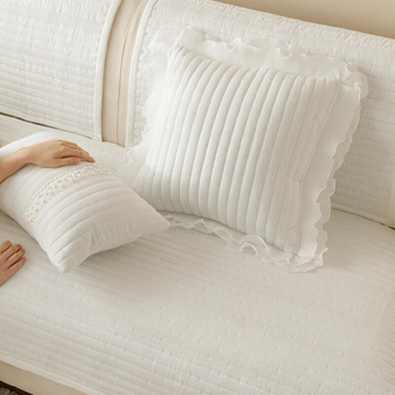 5color summer light frill cushion