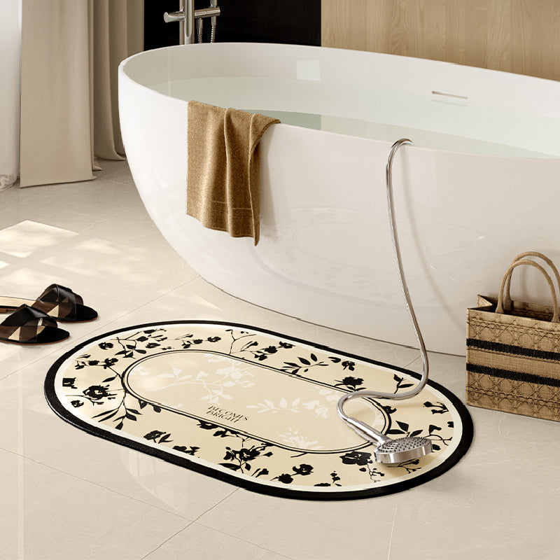 black moon light bath mat