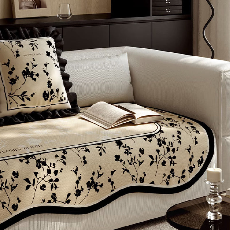 black moon light sofa cover