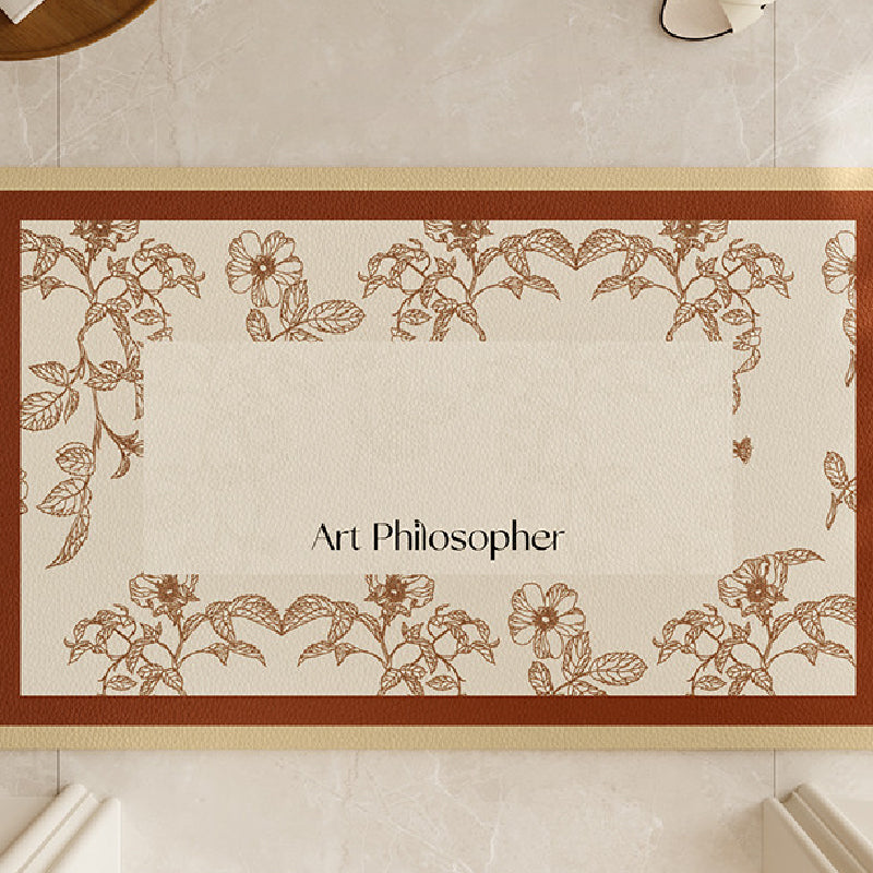 south french philosopher door mat