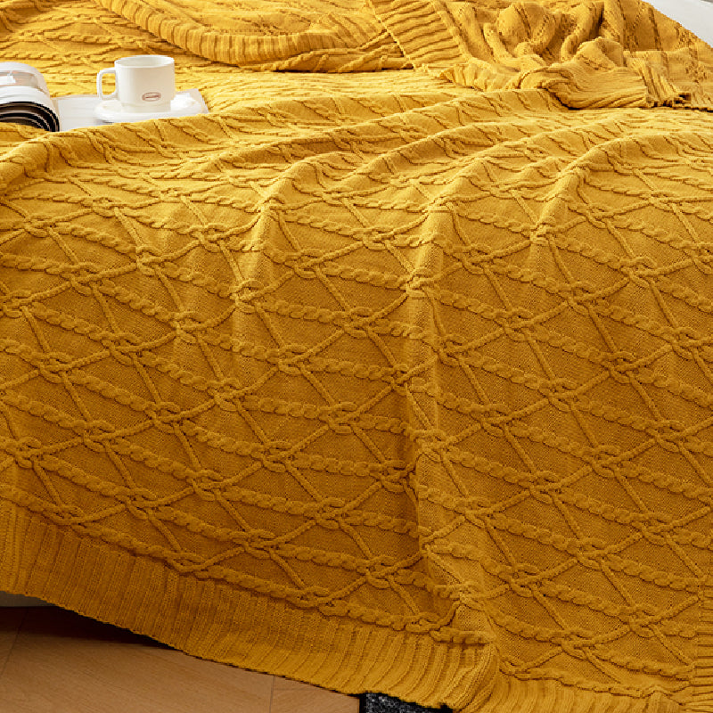 3color sweater design blanket