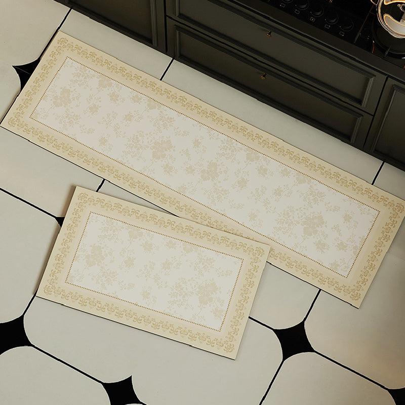 2design elegance flower kitchen mat