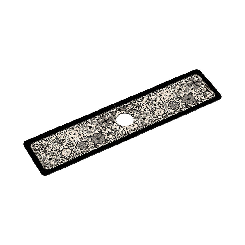 elegant geometric pattern bathroom coaster